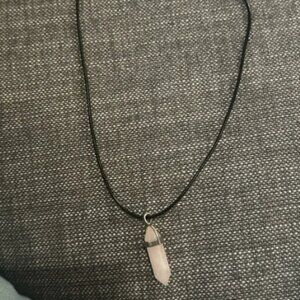 Rose Quartz Pendant Necklace